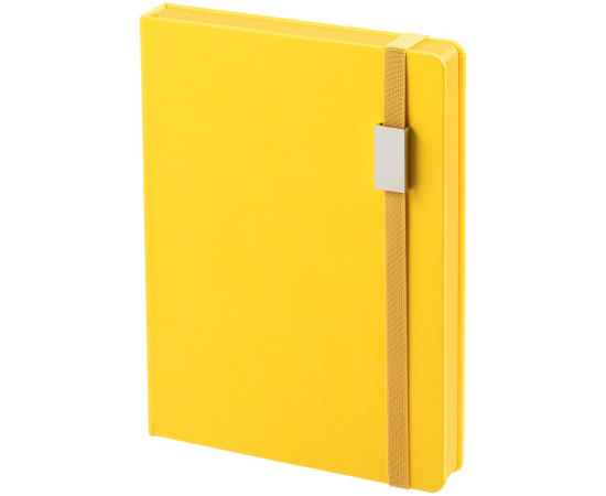 Ежедневник New Factor Metal, желтый, Цвет: желтый, Размер: 15х20,8х2 см, изображение 2