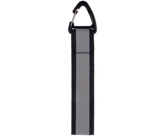Светоотражающий брелок Flashline, серый с черным, изображение 3