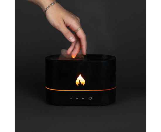 Увлажнитель-ароматизатор с имитацией пламени Fuego, черный, Цвет: черный, Объем: 150, изображение 12
