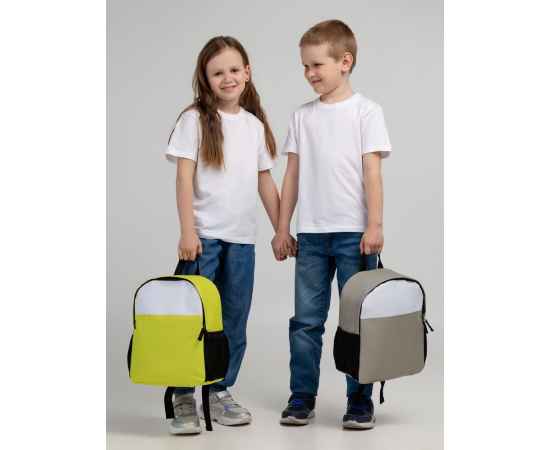 Детский рюкзак Comfit, белый с зеленым яблоком, Цвет: белый, зеленый, Объем: 9, изображение 8