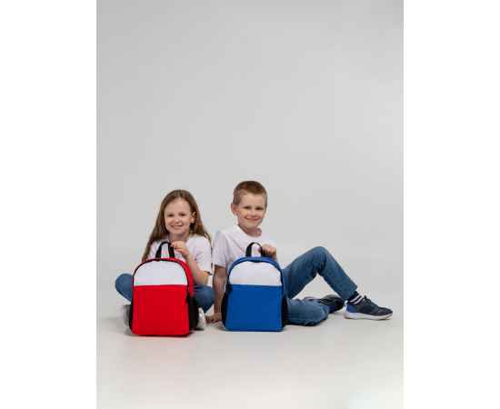 Детский рюкзак Comfit, белый с синим, Цвет: белый, синий, Объем: 9, изображение 8