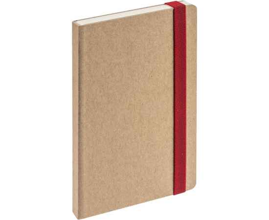Ежедневник Eco Write Mini, недатированный, с красной резинкой, Цвет: красный, изображение 2