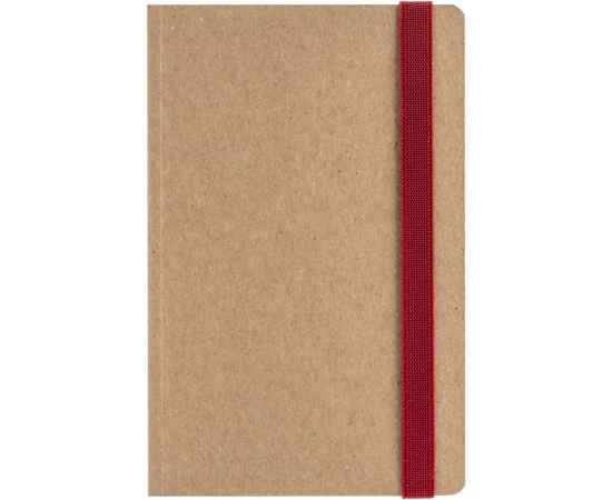 Ежедневник Eco Write Mini, недатированный, с красной резинкой, Цвет: красный, изображение 3