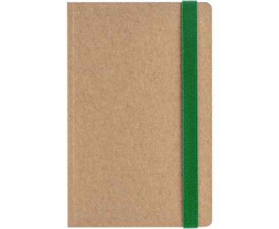 Ежедневник Eco Write Mini, недатированный, с зеленой резинкой, Цвет: зеленый, изображение 3