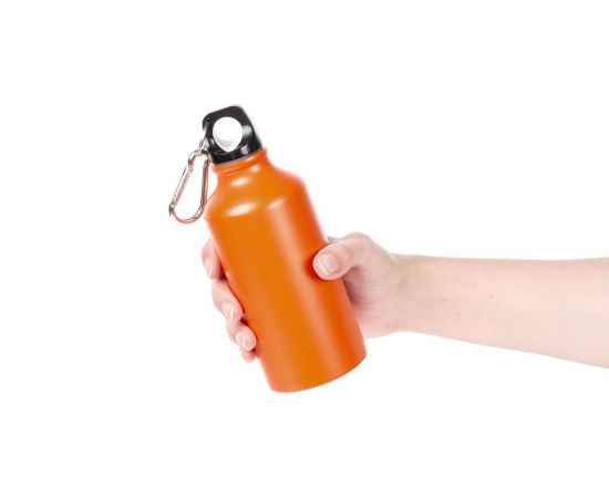 Бутылка для воды Funrun 400, оранжевая, Цвет: оранжевый, Объем: 400, изображение 3