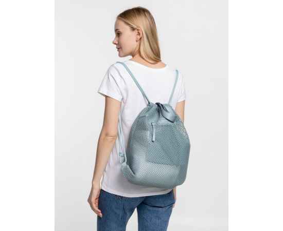 Рюкзак-мешок Verkko, серо-голубой, изображение 6