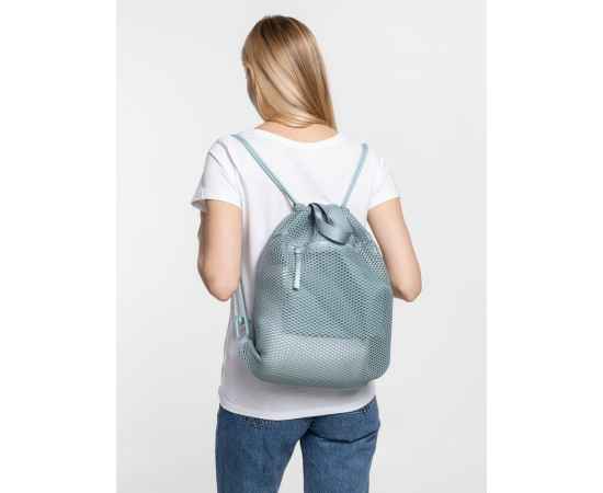 Рюкзак-мешок Verkko, серо-голубой, изображение 5