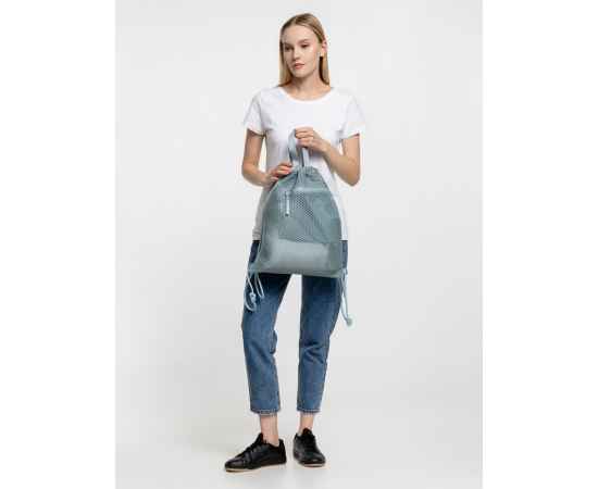 Рюкзак-мешок Verkko, серо-голубой, изображение 10