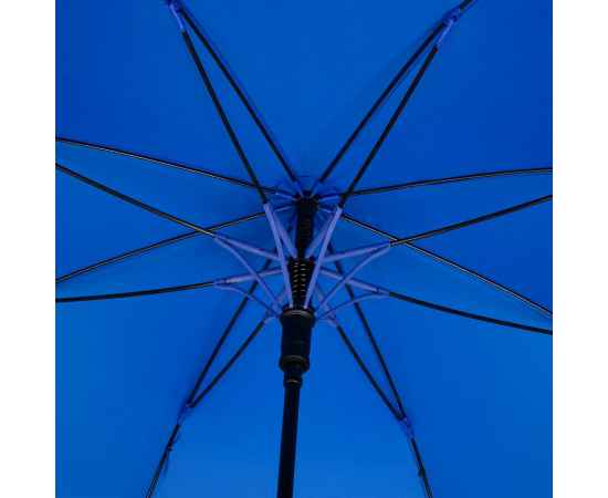 Зонт-трость Undercolor с цветными спицами, голубой, Цвет: голубой, изображение 3