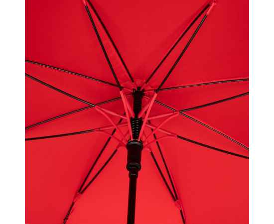 Зонт-трость Undercolor с цветными спицами, красный, Цвет: красный, изображение 3