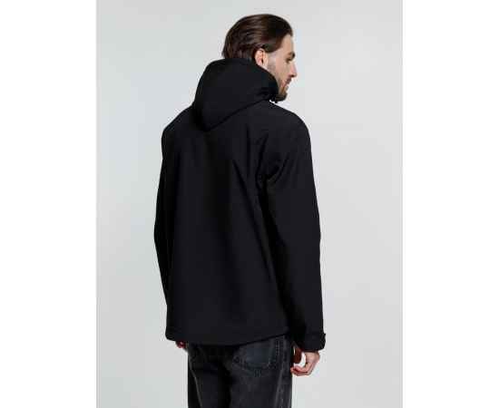 Куртка софтшелл мужская Zagreb, черная, размер S, Цвет: черный, Размер: S, изображение 7