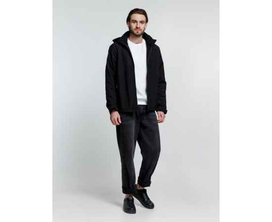 Куртка софтшелл мужская Zagreb, черная, размер S, Цвет: черный, Размер: S, изображение 8