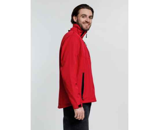 Куртка софтшелл мужская Zagreb, красная, размер S, Цвет: красный, Размер: S, изображение 8