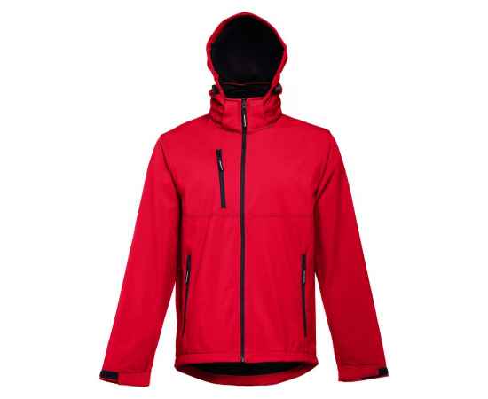 Куртка софтшелл мужская Zagreb, красная, размер S, Цвет: красный, Размер: S, изображение 2