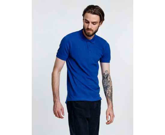 Рубашка поло мужская Adam, ярко-синяя, размер S, Цвет: синий, Размер: S, изображение 6