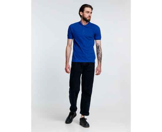 Рубашка поло мужская Adam, ярко-синяя, размер S, Цвет: синий, Размер: S, изображение 9