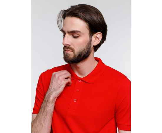 Рубашка поло мужская Adam, красная, размер S, Цвет: красный, Размер: S, изображение 8