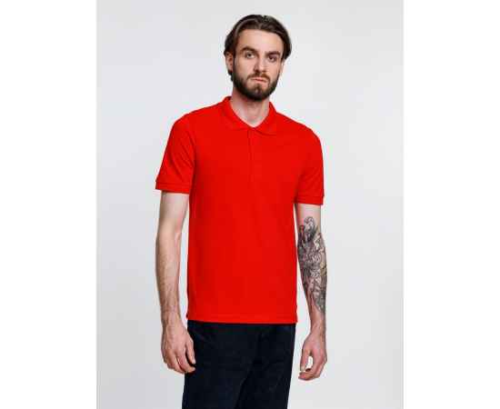 Рубашка поло мужская Adam, красная, размер S, Цвет: красный, Размер: S, изображение 5