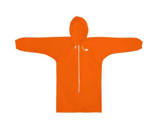 Дождевик детский Rainman Kids, оранжевый неон, 7-9 лет, Цвет: оранжевый, Размер: 7–9 лет (117-134 см), изображение 2