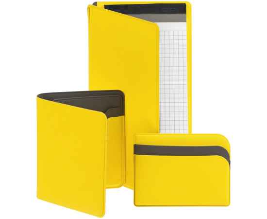 Картхолдер с отделением для купюр Dual, желтый, Цвет: желтый, изображение 6