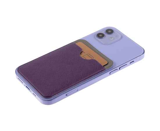 Чехол для карты на телефон Devon, фиолетовый с серым, Цвет: фиолетовый, серый, изображение 3