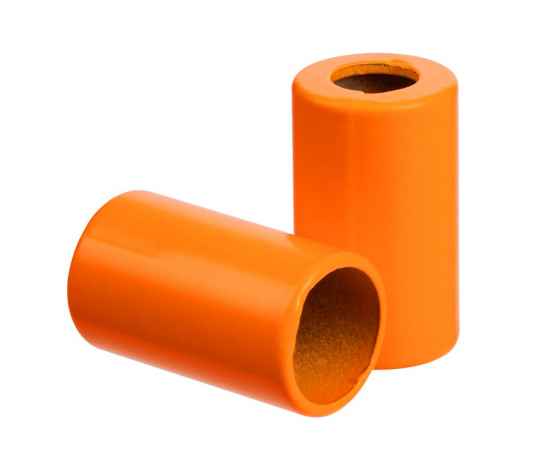 Наконечник для шнурка Tizzle, оранжевый неон, Цвет: оранжевый, изображение 2