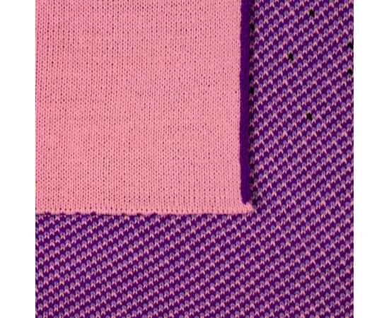 Плед Dreamshades, фиолетовый с черным, Цвет: черный, фиолетовый, изображение 3