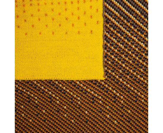 Плед Dreamshades, желтый с коричневым, Цвет: желтый, коричневый, изображение 3