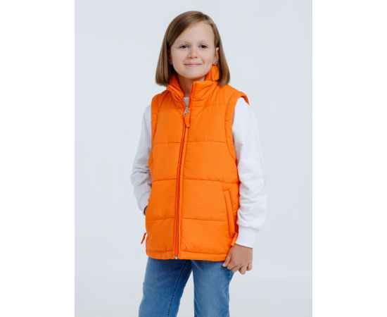 Жилет детский Kama Kids, оранжевый, 8 лет, Цвет: оранжевый, Размер: 8 лет (118-128 см), изображение 7