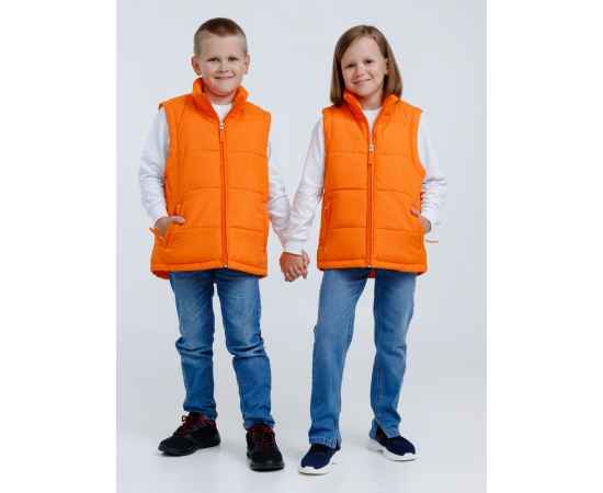 Жилет детский Kama Kids, оранжевый, 8 лет, Цвет: оранжевый, Размер: 8 лет (118-128 см), изображение 13