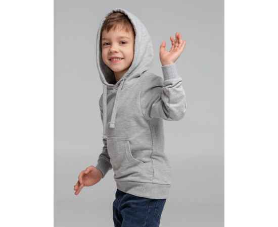 Худи детское Kirenga Kids 2.0, серый меланж, 6 лет, Цвет: серый, серый меланж, Размер: 6 лет (106-116 см), изображение 10