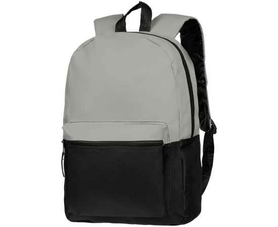 Рюкзак Base Up, черный с серым, Цвет: черный, серый, Объем: 10, изображение 2