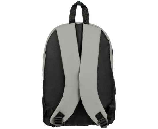 Рюкзак Base Up, черный с серым, Цвет: черный, серый, Объем: 10, изображение 4