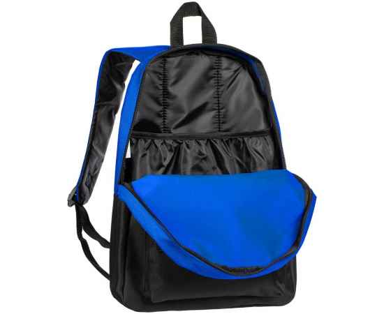 Рюкзак Base Up, черный с синим, Цвет: черный, синий, Объем: 10, изображение 6