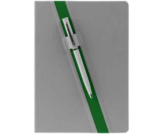Ежедневник Rubikon, недатированный серо-зеленый, Цвет: зеленый, серый, серо-зеленый, изображение 5