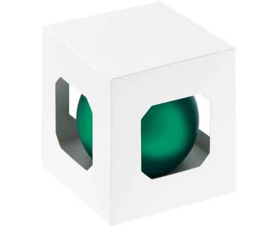 Елочный шар Finery Matt, 8 см, матовый зеленый, Цвет: зеленый, изображение 2