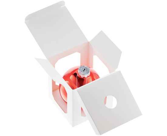 Елочный шар Finery Gloss, 10 см, глянцевый красный, Цвет: красный, изображение 5