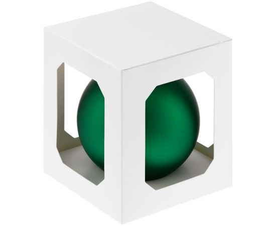 Елочный шар Finery Matt, 10 см, матовый зеленый, Цвет: зеленый, изображение 3