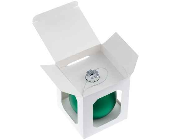 Елочный шар Finery Matt, 10 см, матовый зеленый, Цвет: зеленый, изображение 4