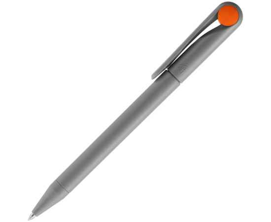 Ручка шариковая Prodir DS1 TMM Dot, серая с оранжевым, изображение 2