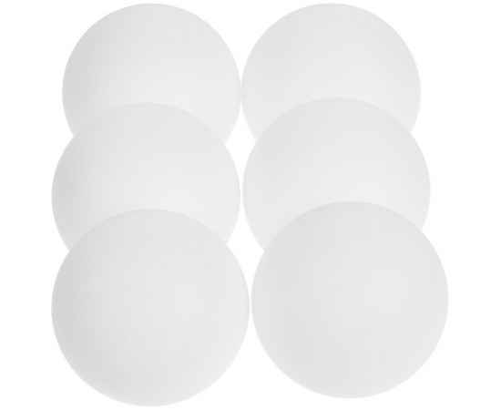 Набор из 6 мячей для настольного тенниса Pongo, белый, изображение 2