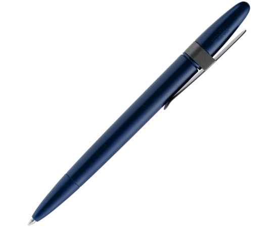 Ручка шариковая Prodir DS5 TSM Metal Clip, синяя с серым, Цвет: синий, серый, изображение 2