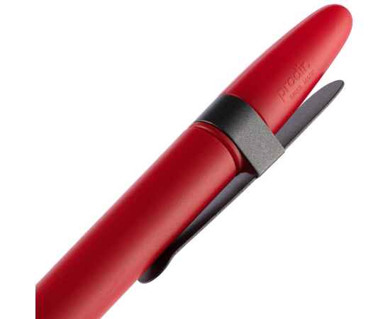 Ручка шариковая Prodir DS5 TSM Metal Clip, красная с серым, Цвет: красный, серый, изображение 6