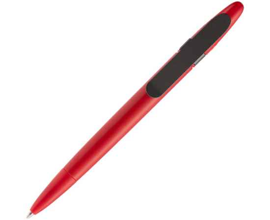 Ручка шариковая Prodir DS5 TSM Metal Clip, красная с серым, Цвет: красный, серый, изображение 4