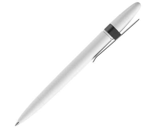 Ручка шариковая Prodir DS5 TSM Metal Clip, белая с серым, Цвет: белый, серый, изображение 3