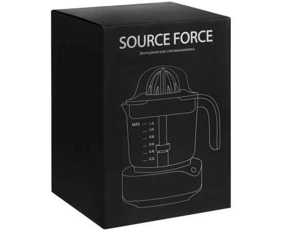 Электрическая соковыжималка для цитрусовых Source Force, серебристо-черная, изображение 5