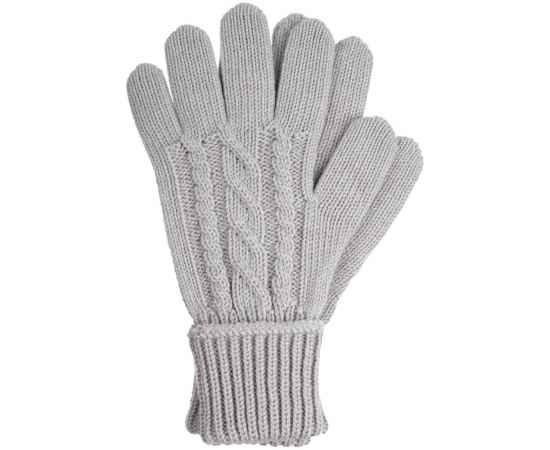 Перчатки Loren, дымчато-серые, Цвет: серый, изображение 2