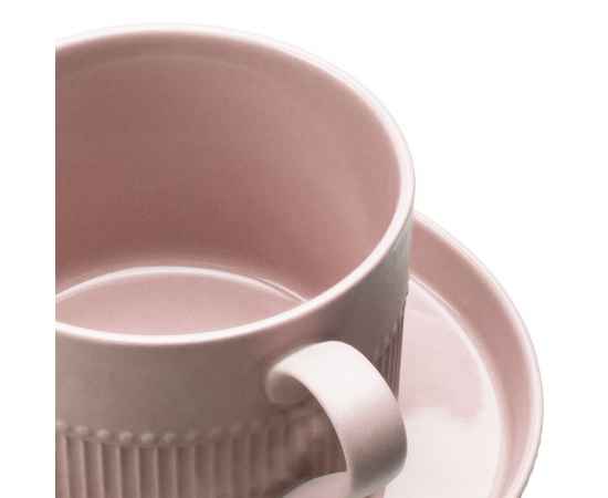 Чайная пара Pastello Moderno, розовая, Цвет: розовый, Объем: 250, изображение 2