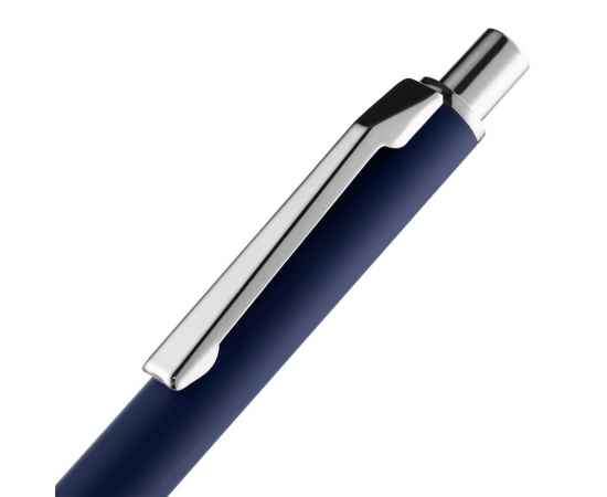Ручка шариковая Lobby Soft Touch Chrome, синяя, Цвет: синий, изображение 5