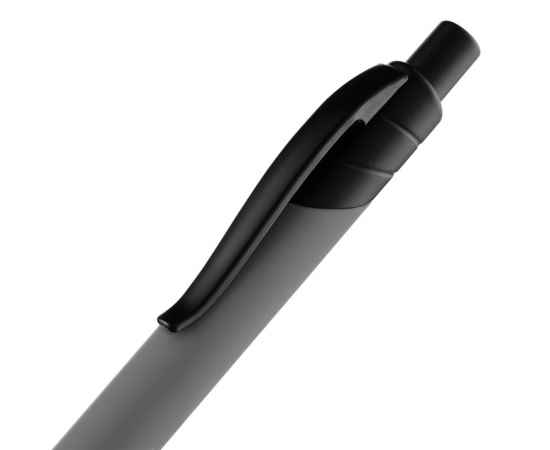 Ручка шариковая Undertone Black Soft Touch, серая, Цвет: серый, изображение 5